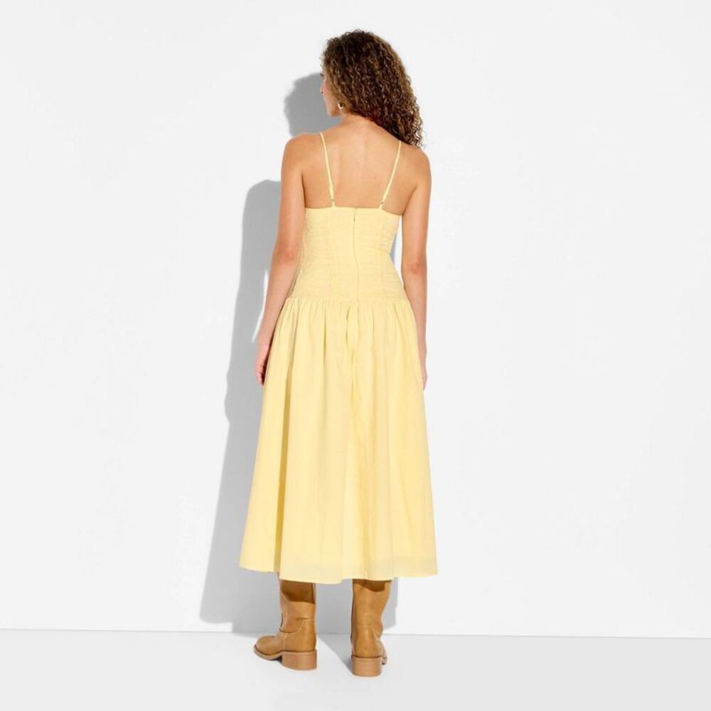 wild fable Yellow Midi Dress - Picture 3 of 3